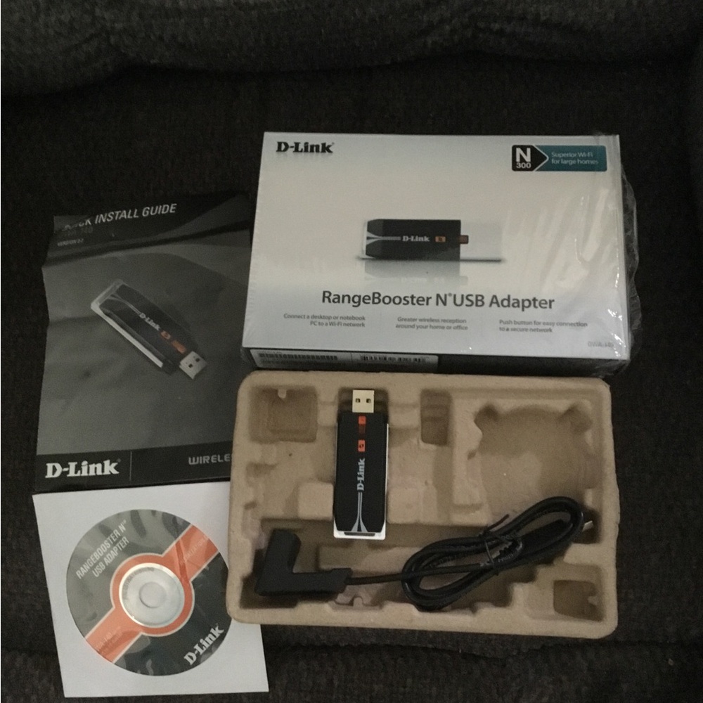 D-Link RangeBooster N USB Adapter Packaging